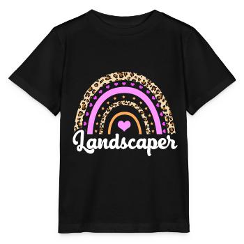 Paysagiste Jardinier Jardinier Jardinier - T-shirt bio MINI CREATOR Stanley/Stella Enfant - noir - Devant - Mikhail (115cm)