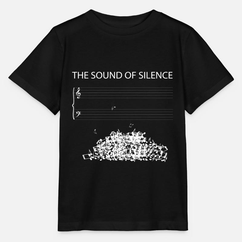 Drôle de note concevoir le son du silence - T-shirt bio MINI CREATOR Stanley/Stella Enfant - noir
