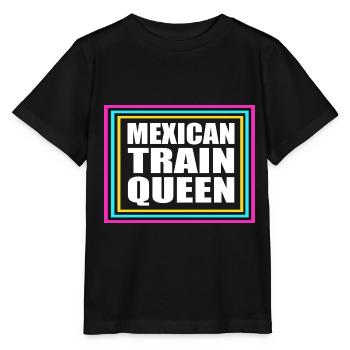 Domino Mexican Train - Stanley/Stella Kinder T-Shirt MINI CREATOR  - Schwarz - Vorne - Mikhail (115cm)