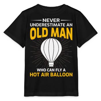 Montgolfière Montgolfière Montgolfière - T-shirt bio MINI CREATOR Stanley/Stella Enfant - noir - Devant - Mikhail (115cm)