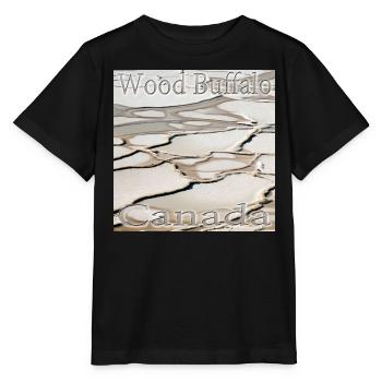 Canada Wood Buffalo Salt Plains National Park - Stanley/Stella MINI CREATOR Kids’ T-Shirt - black - Front - Mikhail (115cm)