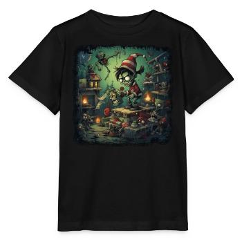Zombie Imp Factory - Creepy - Stanley/Stella MINI CREATOR Kids’ T-Shirt - black - Front - Mikhail (115cm)