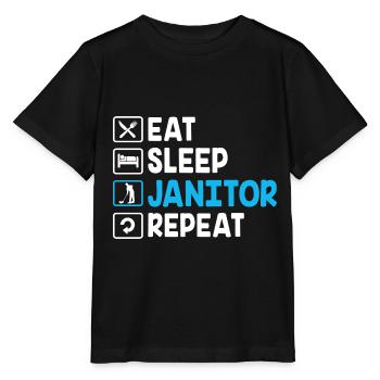 Caretaker - Stanley/Stella MINI CREATOR Kids’ T-Shirt - black - Front - Mikhail (115cm)