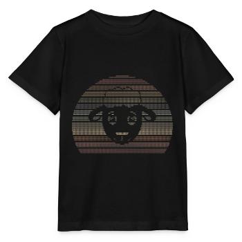 Bergers et bergers ASCII - T-shirt bio MINI CREATOR Stanley/Stella Enfant - noir - Devant - Mikhail (115cm)