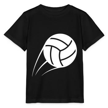 Volleyball symbol - Stanley/Stella MINI CREATOR Kids’ T-Shirt - black - Front - Mikhail (115cm)