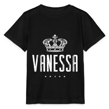 Vanessa - Stanley/Stella Kinder T-Shirt MINI CREATOR  - Schwarz - Vorne - Mikhail (115cm)