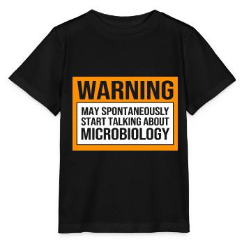 Mikrobiologie Biologie Biologisch Biologe - Stanley/Stella Kinder T-Shirt MINI CREATOR  - Schwarz - Vorne - Mikhail (115cm)
