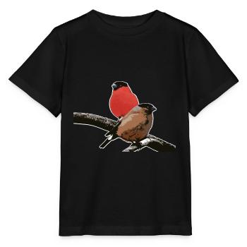 Dompfaffpaar - T-shirt bio MINI CREATOR Stanley/Stella Enfant - noir - Devant - Mikhail (115cm)