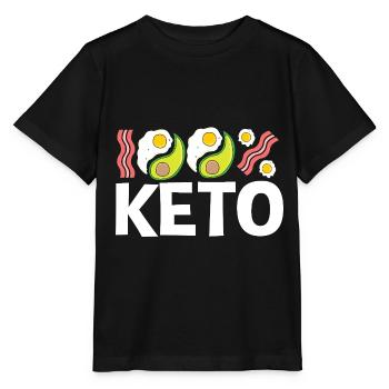 Régime Keto - T-shirt bio MINI CREATOR Stanley/Stella Enfant - noir - Devant - Mikhail (115cm)