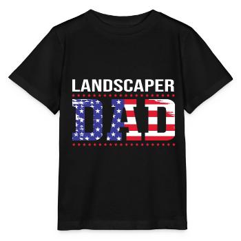 Landschaftsgärtner Gärtner Gärtnerei Garten - Stanley/Stella Kinder T-Shirt MINI CREATOR  - Schwarz - Vorne - Mikhail (115cm)