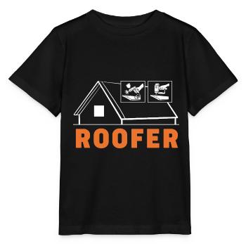 Roofer - Stanley/Stella MINI CREATOR Kids’ T-Shirt - black - Front - Mikhail (115cm)