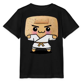 Karaté Toast - T-shirt bio MINI CREATOR Stanley/Stella Enfant - noir - Devant - Mikhail (115cm)