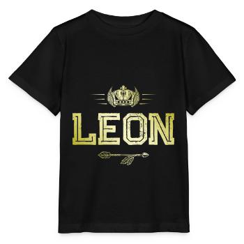 Leon - Stanley/Stella MINI CREATOR Kids’ T-Shirt - black - Front - Mikhail (115cm)