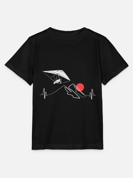 Gleitschirm Gleitschirmflieger Gleitschirmfliegen - Stanley/Stella Kinder T-Shirt MINI CREATOR - Schwarz