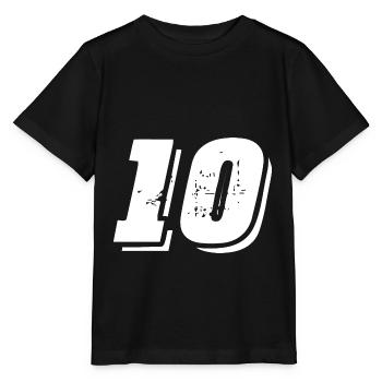 Symbole de 10 chiffres - T-shirt bio MINI CREATOR Stanley/Stella Enfant - noir - Devant - Mikhail (115cm)