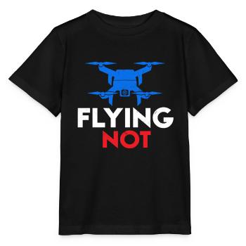 Flying Not Camera Spying Hidden Recorder - Stanley/Stella MINI CREATOR Kids’ T-Shirt - black - Front - Mikhail (115cm)