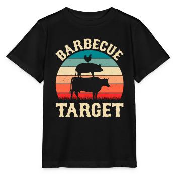Barbecue Destination Grill Master Barbecue Barbecue Party - Stanley/Stella MINI CREATOR Kids’ T-Shirt - black - Front - Mikhail (115cm)