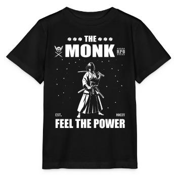Der Mönch – Fühle die Kraft / Rollenspieler Design - Stanley/Stella Kinder T-Shirt MINI CREATOR  - Schwarz - Vorne - Mikhail (115cm)
