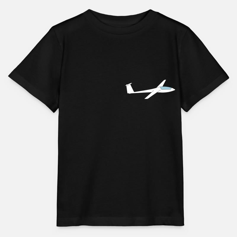Pilote de planeur de planeur LS3A - T-shirt bio MINI CREATOR Stanley/Stella Enfant - noir