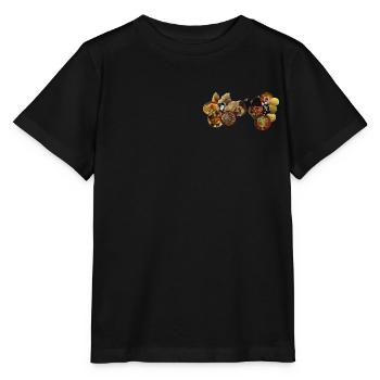 Japanese dishes in small - Stanley/Stella MINI CREATOR Kids’ T-Shirt - black - Front - Mikhail (115cm)