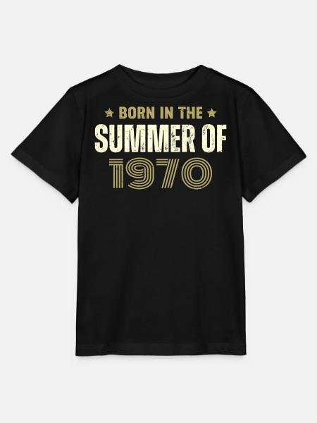 Vintage 1970's Vintage 1970's Birthday Gift - Stanley/Stella MINI CREATOR Kids’ T-Shirt - black