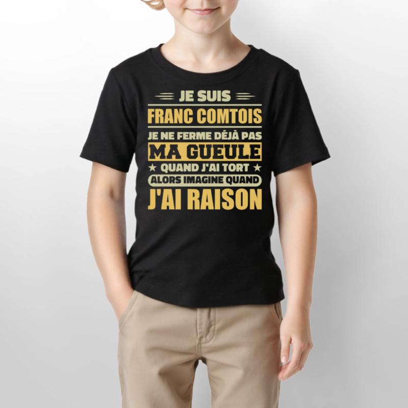 Franc comtois je ferme pas ma gueule franche comté T-shirt bio MINI CREATOR Stanley/Stella Enfant
