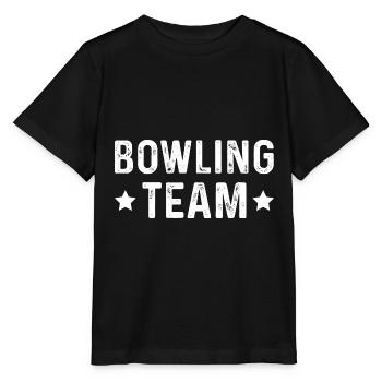 Bowling Team - Stanley/Stella Kinder T-Shirt MINI CREATOR  - Schwarz - Vorne - Mikhail (115cm)