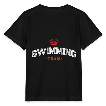 Swimming Team - Stanley/Stella MINI CREATOR Kids’ T-Shirt - black - Front - Mikhail (115cm)