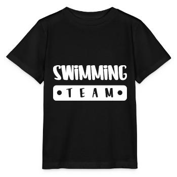 Swimming Team - Stanley/Stella MINI CREATOR Kids’ T-Shirt - black - Front - Mikhail (115cm)