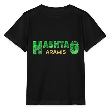 Hashtag Aramis - T-shirt bio MINI CREATOR Stanley/Stella Enfant - noir - Devant - Mikhail (115cm)