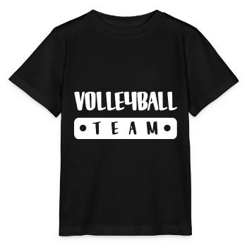 Volleyball Team - Stanley/Stella MINI CREATOR Kids’ T-Shirt - black - Front - Mikhail (115cm)
