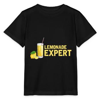 Limonade Limonade Limonade Limonade Stand Design - T-shirt bio MINI CREATOR Stanley/Stella Enfant - noir - Devant - Mikhail (115cm)