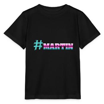 Martin - Stanley/Stella Kinder T-Shirt MINI CREATOR  - Schwarz - Vorne - Mikhail (115cm)