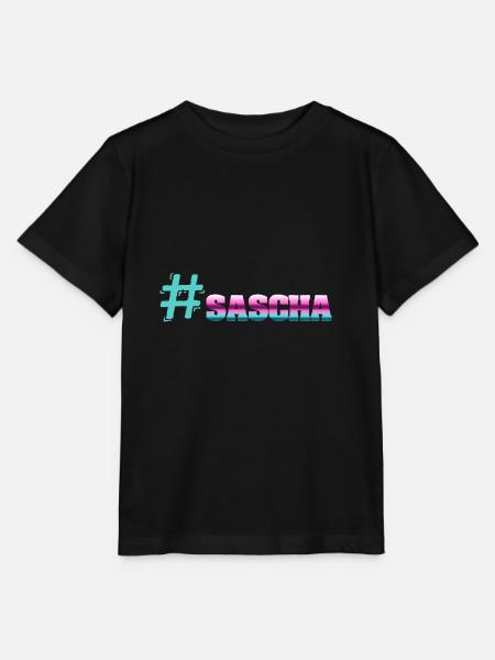 Hashtag Sascha - Stanley/Stella Kinder T-Shirt MINI CREATOR - Schwarz