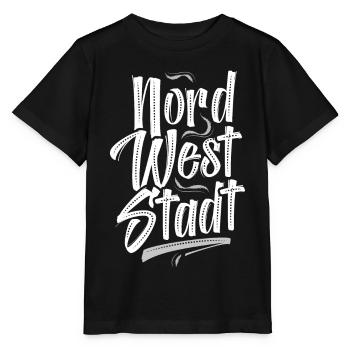 Francfort-Nordweststadt FFM - T-shirt bio MINI CREATOR Stanley/Stella Enfant - noir - Devant - Mikhail (115cm)