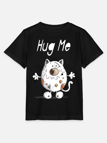 Hug Me Kätzchen - Stanley/Stella Kinder T-Shirt MINI CREATOR - Schwarz