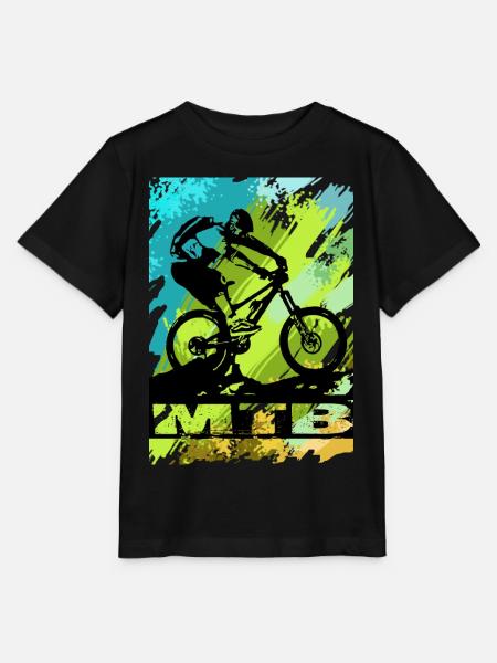 MTB Bike - Stanley/Stella Kinder T-Shirt MINI CREATOR - Schwarz