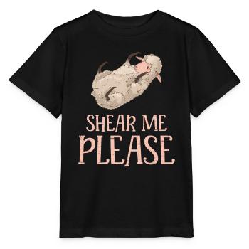 Livestock Herd Farm Wool Animal - Stanley/Stella MINI CREATOR Kids’ T-Shirt - black - Front - Mikhail (115cm)