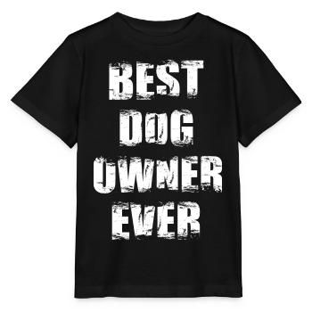 Bester Hundehalter - Stanley/Stella Kinder T-Shirt MINI CREATOR  - Schwarz - Vorne - Mikhail (115cm)