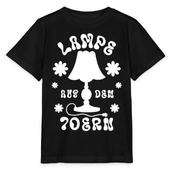 Lampe aus den 70ern - Stanley/Stella Kinder T-Shirt MINI CREATOR  - Schwarz - Vorne - Mikhail (115cm)