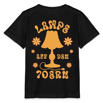 Lampe aus den 70ern - Stanley/Stella Kinder T-Shirt MINI CREATOR  - Schwarz - Vorne - Mikhail (115cm)