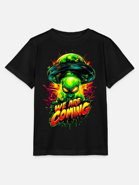 We are comming - Stanley/Stella Kinder T-Shirt MINI CREATOR - Schwarz