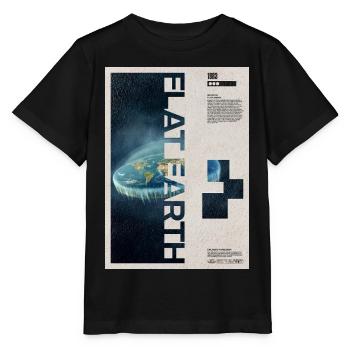 Flacherde-Theorie Moderne Kunst - Stanley/Stella Kinder T-Shirt MINI CREATOR  - Schwarz - Vorne - Mikhail (115cm)