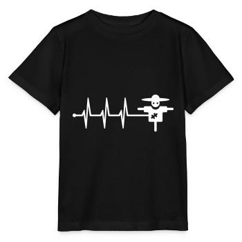 Vogelscheuche Puls - Stanley/Stella Kinder T-Shirt MINI CREATOR  - Schwarz - Vorne - Mikhail (115cm)