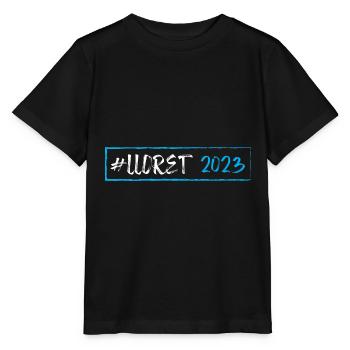 Lloret de Mar 2023 - T-shirt bio MINI CREATOR Stanley/Stella Enfant - noir - Devant - Mikhail (115cm)