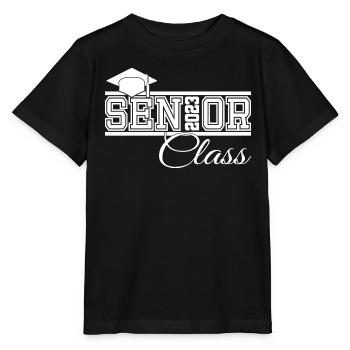 Senior 2023 Class Graduated Graduation Party - Stanley/Stella MINI CREATOR Kids’ T-Shirt - black - Front - Mikhail (115cm)