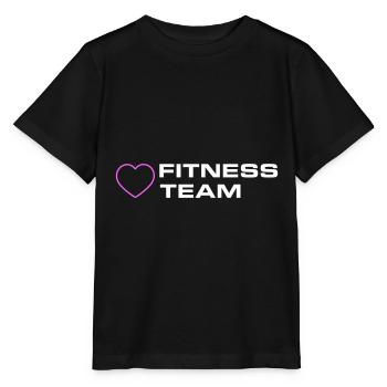 Cœur de l’équipe de fitness - T-shirt bio MINI CREATOR Stanley/Stella Enfant - noir - Devant - Mikhail (115cm)
