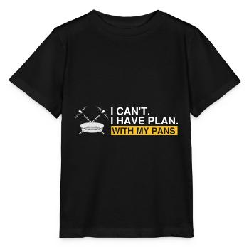 Gold Digger Gold Panning Gold Mining Designs - Stanley/Stella MINI CREATOR Kids’ T-Shirt - black - Front - Mikhail (115cm)