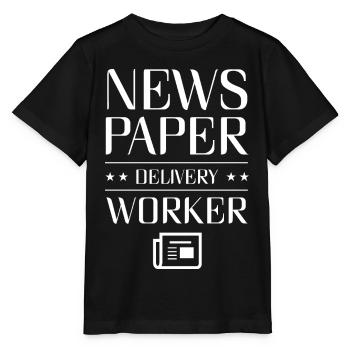 Newspaper publishers aussing magazines profession - Stanley/Stella MINI CREATOR Kids’ T-Shirt - black - Front - Mikhail (115cm)
