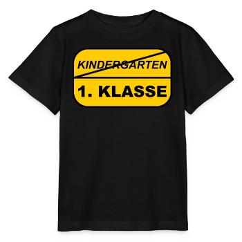 Kindergarten - 1.Klasse Einschulung 1. Schultag - Stanley/Stella Kinder T-Shirt MINI CREATOR  - Schwarz - Vorne - Mikhail (115cm)